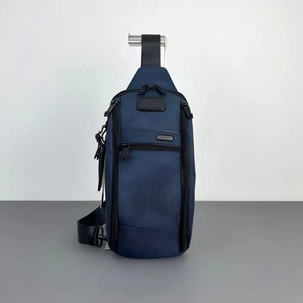 TUMI Large Sling Crossbody Bag Blue